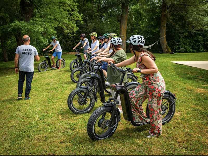 Courses avec fatbike électrique